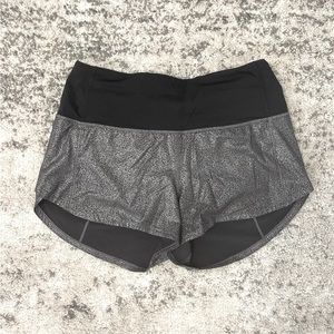 Lululemon metallic shorts